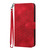 iPhone 7 / 8 / SE 2020 / SE 2022 YX0060 Elephant Head Embossed Phone Leather Case with Lanyard - Red iPhone 7 / 8 / SE 2020 / SE 2022 YX0060 Elephant Head Embossed Phone Leather Case with Lanyard - Red