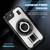 iPhone 7 / 8 / SE 2020 / SE 2022 Ring Holder Carbon Fiber PC Hybrid TPU Phone Case - White