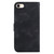 iPhone 7 / 8 / SE 2020 / SE 2022 Seven-shaped Embossed Leather Phone Case - Black