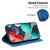 iPhone 7 / 8 / SE 2020 / SE 2022 Seven-shaped Embossed Leather Phone Case - Blue