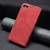 iPhone 7 / 8 / SE 2020 / SE 2022 Magnetic RFID Blocking Anti-Theft Leather Case with Holder & Card Slots & Wallet - Red