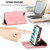 iPhone 7 / 8 / SE 2020 / SE 2022 Retro Magnetic Closing Clasp Horizontal Flip Leather Case with Holder & Card Slots & Photo Frame & Wallet - Rose Gold