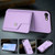 iPhone 7 / 8 / SE 2020 / SE 2022 Button Card Bag RFID Anti-theft Phone Case - Purple