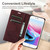 iPhone 7 / 8 / SE 2020 / SE 2022 Dream Magnetic Suction Business Horizontal Flip PU Leather Case with Holder & Card Slot & Wallet - Wine Red