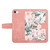 iPhone 7 / 8 / SE 2020 / SE 2022 Floral Pattern Leather Phone Case with Lanyard - Pink