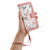 iPhone 7 / 8 / SE 2020 / SE 2022 Floral Pattern Leather Phone Case with Lanyard - Pink