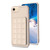iPhone 7 / 8 / SE 2020 / SE 2022 Grid Card Slot Holder Phone Case - Beige
