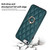 iPhone 7 / 8 / SE 2020 / SE 2022 Rhombic PU Leather Phone Case with Ring Holder - Green