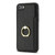 iPhone 7 / 8 / SE 2020 / SE 2022 Ring Card Litchi Leather Back Phone Case - Black