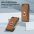 iPhone 7 / 8 / SE 2020 / SE 2022 Ring Card Litchi Leather Back Phone Case - Brown
