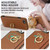 iPhone 7 / 8 / SE 2020 / SE 2022 Ring Card Litchi Leather Back Phone Case - Brown