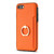 iPhone 7 / 8 / SE 2020 / SE 2022 Ring Card Litchi Leather Back Phone Case - Orange iPhone 7 / 8 / SE 2020 / SE 2022 Ring Card Litchi Leather Back Phone Case - Orange