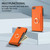 iPhone 7 / 8 / SE 2020 / SE 2022 Ring Card Litchi Leather Back Phone Case - Orange iPhone 7 / 8 / SE 2020 / SE 2022 Ring Card Litchi Leather Back Phone Case - Orange
