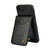 iPhone 7 / 8 / SE 2020 / SE 2022 AwQuer Vertical Flip Card Bag Holder Leather Phone Case - Black