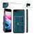 iPhone 7 / 8 / SE 2020 / SE 2022 JEEHOOD RFID Blocking Anti-Theft Wallet Phone Case - Blue