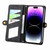 iPhone 7 / 8 / SE 2020 / SE 2022 Geometric Zipper Wallet Side Buckle Leather Phone Case - Black