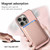 iPhone 7 / 8 / SE 2020 / SE 2022 Retro Magsafe Card Bag PU Back Cover Phone Case - Pink