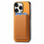 iPhone 7 / 8 / SE 2020 / SE 2022 Retro Magsafe Card Bag PU Back Cover Phone Case - Yellow