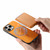 iPhone 7 / 8 / SE 2020 / SE 2022 Retro Magsafe Card Bag PU Back Cover Phone Case - Yellow