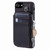 iPhone 7 / 8 / SE 2020 / SE 2022 Zipper Card Slots RFID Phone Case - Black