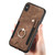 iPhone 7 / 8 / SE 2020 / SE 2022 Retro Skin-feel Ring Multi-card Wallet Phone Case - Brown
