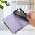 iPhone 7 / 8 / SE 2020 / SE 2022 Rhombic Zipper Wallet Leather Phone Case - Purple