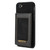 iPhone 7 / 8 / SE 2020 / SE 2022 N.BEKUS Vertical Flip Card Slot RFID Phone Case - Black