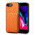 iPhone 7 / 8 / SE 2020 / SE 2022 Imitation Calfskin Leather Back Phone Case with Holder - Orange