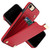 iPhone 7 / 8 / SE 2020 / SE 2022 Metal Buckle Card Slots Phone Case - Red