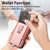 iPhone 7 / 8 / SE 2020 / SE 2022 Retro Magsafe Cross Leather Pull-Out Card Bag Back Phone Case - Pink