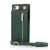 iPhone 7 / 8 / SE 2020 / SE 2022 Cross-body Zipper Square TPU+PU Back Cover Case with Holder & Card Slots & Wallet & Strap - Green