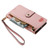 iPhone 7 / 8 / SE 2020 / SE 2022 Love Zipper Lanyard Leather Phone Case - Pink