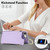 iPhone 7 / 8 / SE 2020 / SE 2022 RFlD Anti-theft Double Buckle Ring Zipper Card Phone Case - Purple