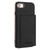 iPhone 7 / 8 / SE 2020 / SE 2022 Solid Color Horizontal Magnetic Card Bag RFID MagSafe Phone Case - Black