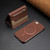 iPhone 7 / 8 / SE 2020 / SE 2022 Zipper Horizontal Magnetic Card Bag RFID MagSafe Phone Case - Brown iPhone 7 / 8 / SE 2020 / SE 2022 Zipper Horizontal Magnetic Card Bag RFID MagSafe Phone Case - Brown