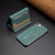 iPhone 7 / 8 / SE 2020 / SE 2022 Zipper Horizontal Magnetic Card Bag RFID MagSafe Phone Case - Green
