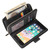 iPhone 7 / 8 / SE 2020 / SE 2022 Zipper Wallet Bag Horizontal Flip PU Leather Case with Holder & 9 Card Slots & Wallet & Lanyard & Photo Frame - Black