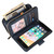 iPhone 7 / 8 / SE 2020 / SE 2022 Zipper Wallet Bag Horizontal Flip PU Leather Case with Holder & 9 Card Slots & Wallet & Lanyard & Photo Frame - Blue