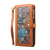 iPhone 7 / 8 / SE 2020 / SE 2022 ESEBLE Star Series Lanyard Zipper Wallet RFID Leather Case - Brown