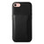 iPhone 7 / 8 / SE 2020 / SE 2022 Denior Cowhide Texture Leather MagSafe Detachable Wallet Phone Case - Black