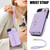 iPhone 7 / 8 / SE 2020 / SE 2022 Crossbody Rhombic Horizontal Wallet Leather Phone Case - Purple