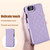 iPhone 7 / 8 / SE 2020 / SE 2022 Crossbody Multifunction Rhombic Leather Phone Case - Purple iPhone 7 / 8 / SE 2020 / SE 2022 Crossbody Multifunction Rhombic Leather Phone Case - Purple
