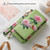 iPhone 7 / 8 / SE 2020 / SE 2022 POLA Flower Multi-functional Zipper Wallet Leather Phone Case - Green iPhone 7 / 8 / SE 2020 / SE 2022 POLA Flower Multi-functional Zipper Wallet Leather Phone Case - Green