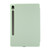 Samsung Galaxy Tab S10 FE / S9 3-Fold Pure Color TPU Leather Tablet Case with Pen Slot - Green