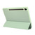 Samsung Galaxy Tab S10 FE / S9 3-Fold Pure Color TPU Leather Tablet Case with Pen Slot - Green