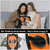 Samsung Galaxy Tab S10 FE / S9 Contrast Color Robot Silicone Hybrid PC Tablet Case - Black Orange