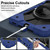 Samsung Galaxy Tab S10 FE / S9 Contrast Color Robot Silicone Hybrid PC Tablet Case - Navy Black