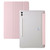 Samsung Galaxy Tab S10 FE / S9 FE / S9 3-Fold Clear Acrylic Leather Tablet Case - Pink