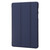 Samsung Galaxy Tab S10 FE / S9 FE / S9 3-Fold Holder Silicone Leather Tablet Case - Dark Blue