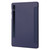 Samsung Galaxy Tab S10 FE / S9 FE / S9 3-Fold Holder Silicone Leather Tablet Case - Dark Blue